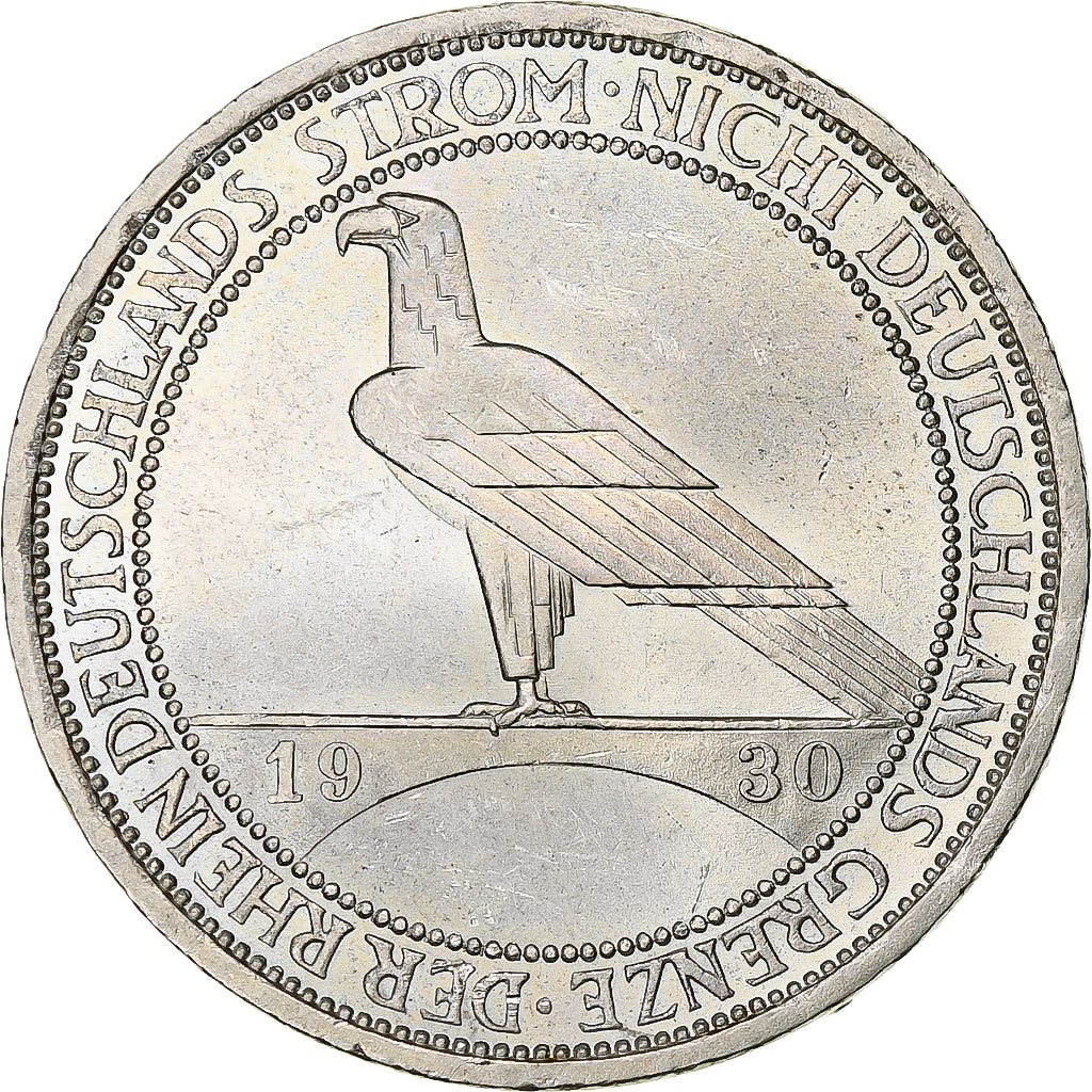 GERMANIA, REPUBBLICA DI WEIMAR, 3 Mark, Liberation of Rhineland, 1930, Berlin