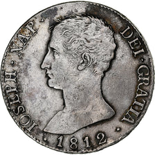 Spain, Joseph Napoleon, 20 Réales, 1812, Madrid, Silver, EF(40-45)