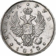 Russland, Alexander I, Rouble, 1813, Saint Petersburg, Silber, SS, KM:130