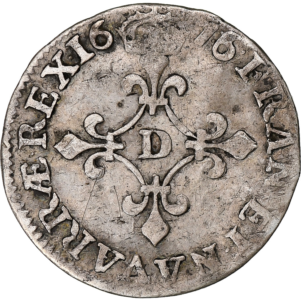 France, Louis XIV, 4 Sols des Traitants, 1676, Vimy, Silver, VF(30-35)
