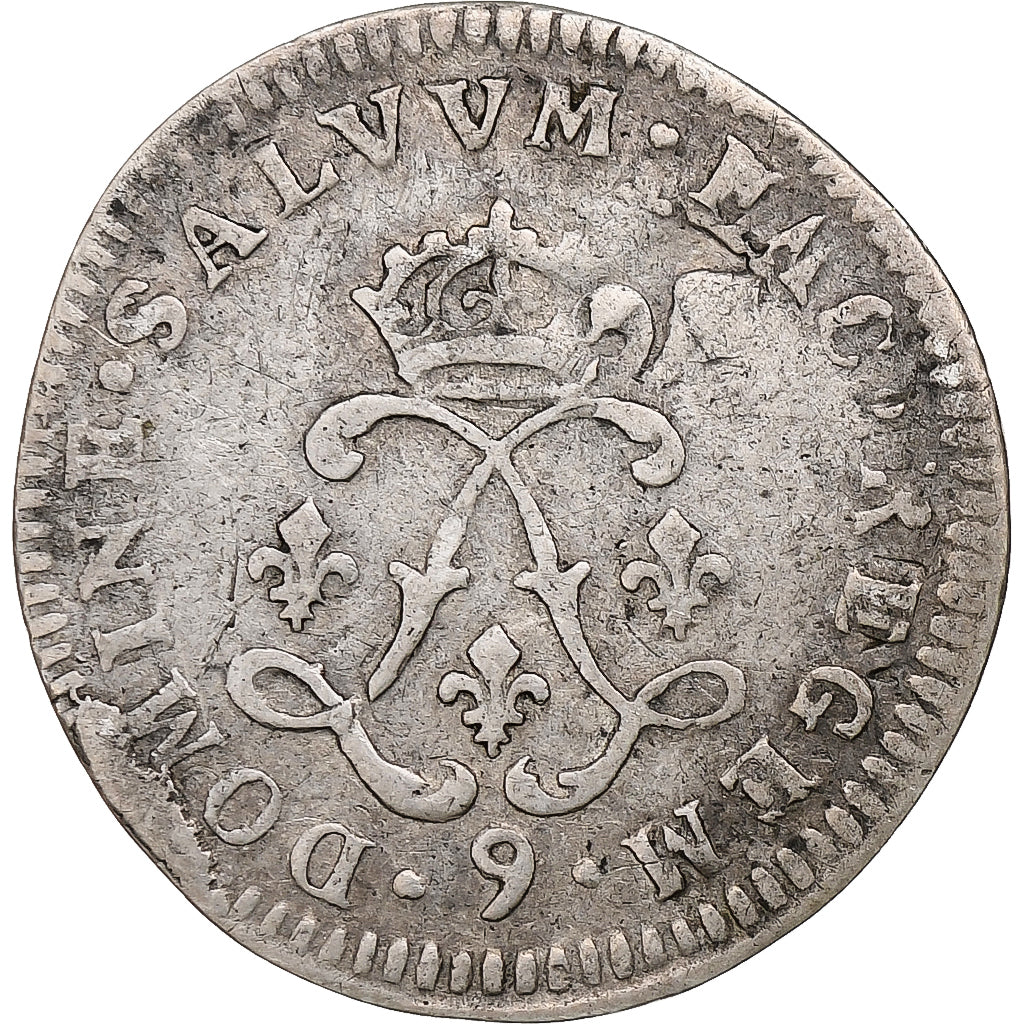 França, Louis XIV, 4 Sols aux 2 L, 1693, Rennes, réformé, Prata, VF(20-25)