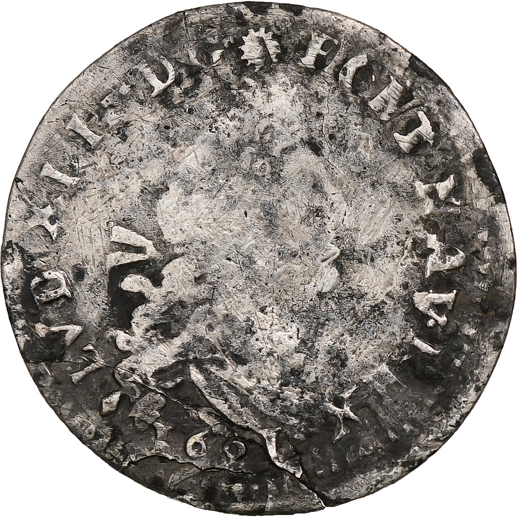 França, Louis XIV, 4 Sols aux 2 L, 169[?], Aix, réformé, Prata, VF(20-25)