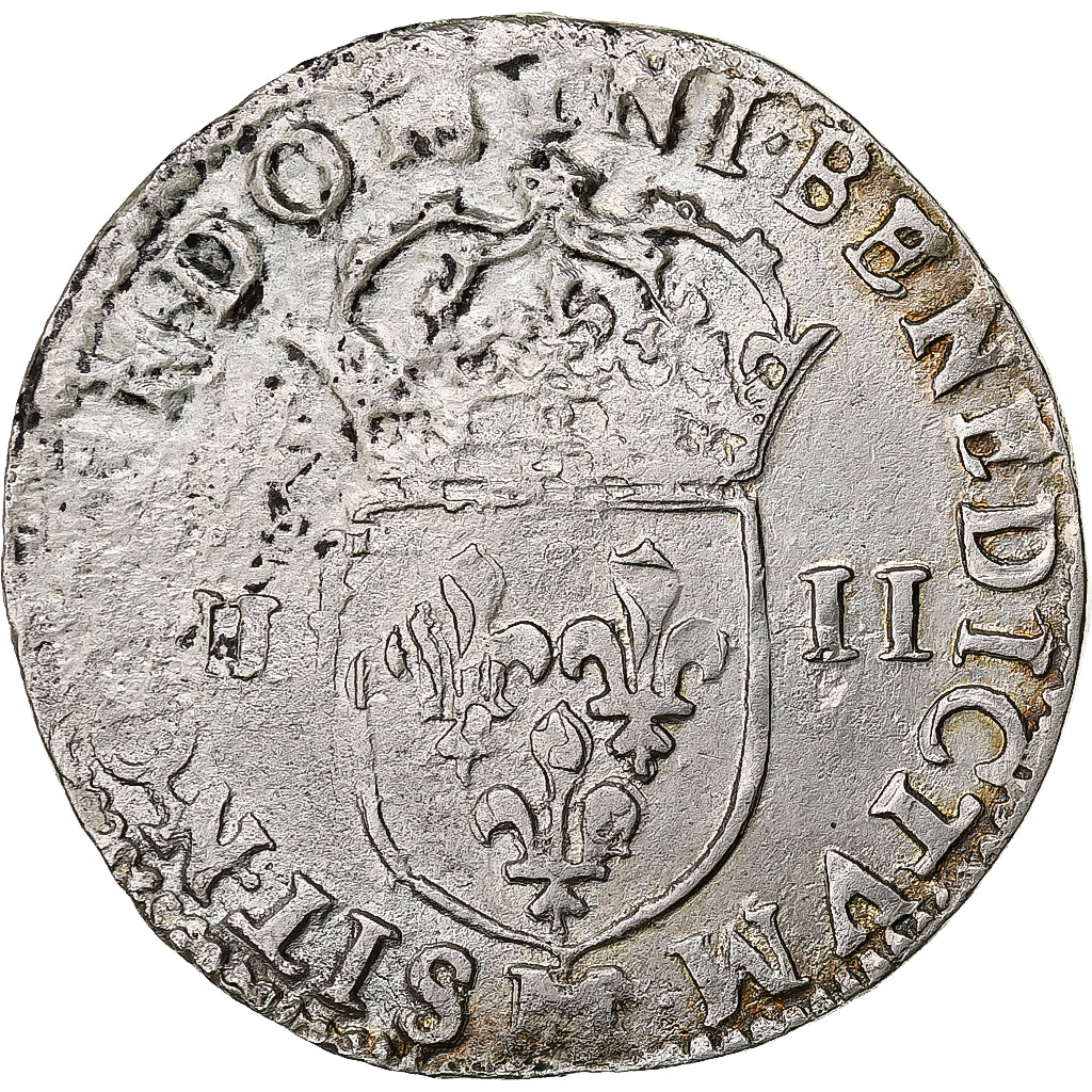 França, Louis XIV, 1/4 Ecu, 1644, Toulouse, Prata, EF(40-45), Gadoury:136