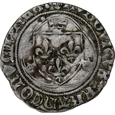 France, Louis XII, Blanc à la couronne, Châlons-en-Champagne, Billon, TB+