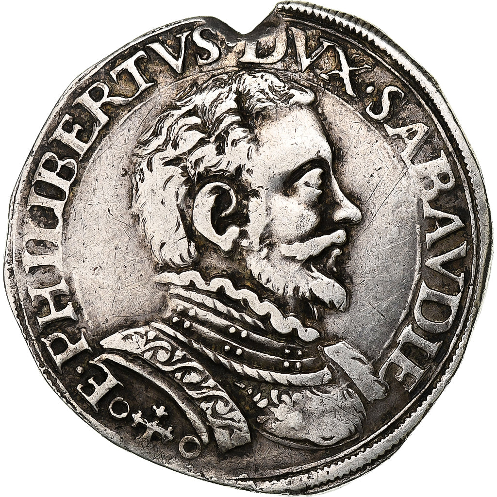 Duchy of Savoy, Emmanuel-Philibert, Teston, 1561, Asti, Silver, EF(40-45)
