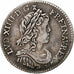 Frankreich, Louis XIV, 1/12 Ecu à la mèche longue, 1660, Limoges, Silber, SS