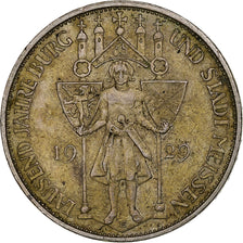 Germany, Weimar Republic, 3 Mark, Meissen, 1929, Muldenhütten, Silver
