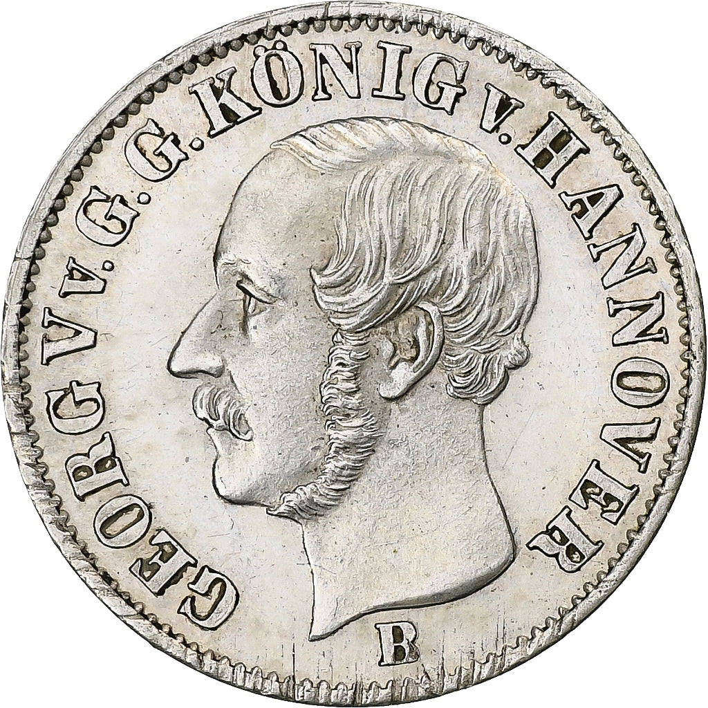 Deutschland, Kingdom of Hannover, Georg V, 1/12 Thaler, 1853, Hannover, Silber