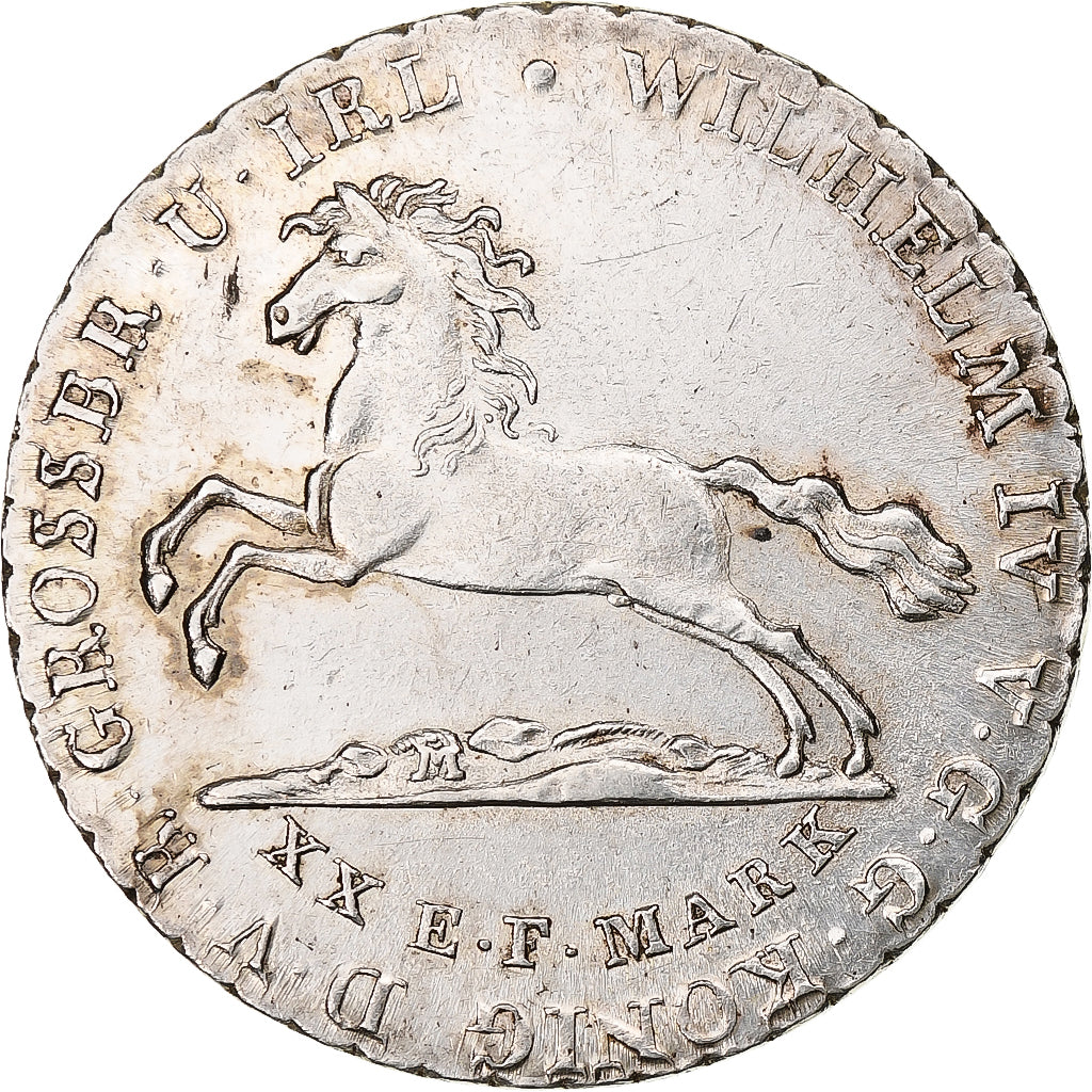Allemagne, Royaume de Hanovre, Wilhelm IV, 16 Gute Groschen, 1831, Hanovre