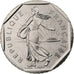 Francia, 2 Francs, Semeuse, 1990, Monnaie de Paris, série FDC, Níquel, SC