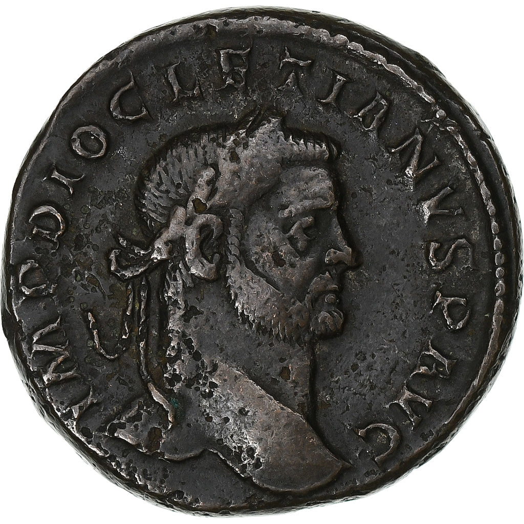 Diocletianus, Follis, 296-297, Treveri, Bronzen, ZF, RIC:170a