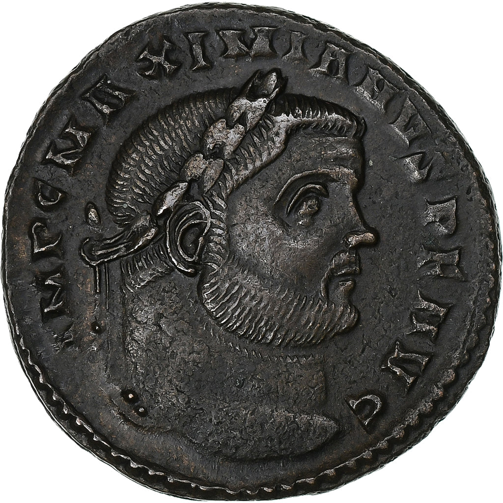 Maximianus, Follis, 300-303, Ticinum, Bronce, MBC, RIC:43b