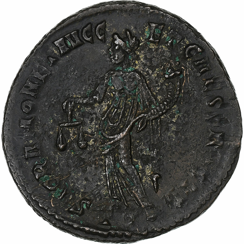 Maximianus, Follis, 300-303, Ticinum, Bronce, MBC, RIC:43b