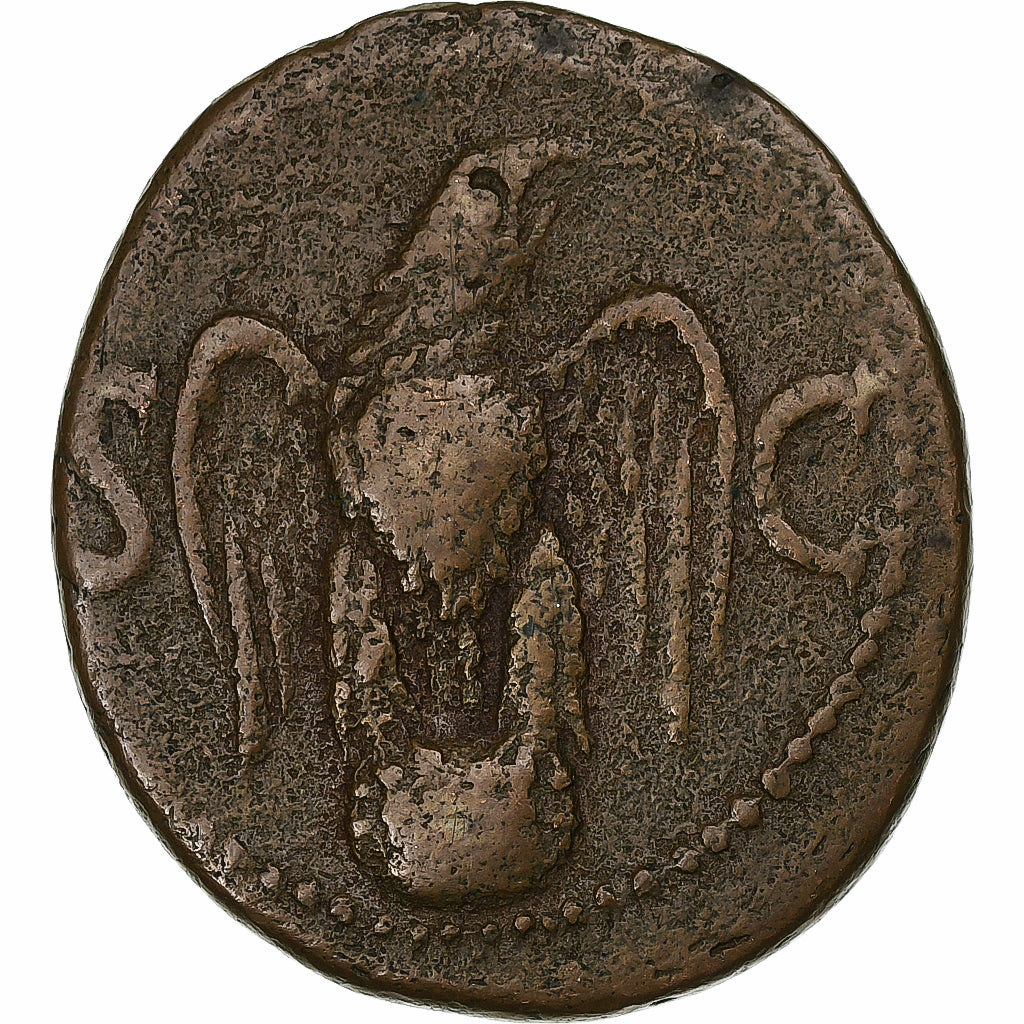Tiberius, As, 82, Rome, Bronzo, MB+, RIC:82