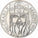 Francia, 100 Francs, Charlemagne, 1990, Monnaie de Paris, série FDC, Argento