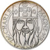 France, 100 Francs, Charlemagne, 1990, Monnaie de Paris, série FDC, Silver