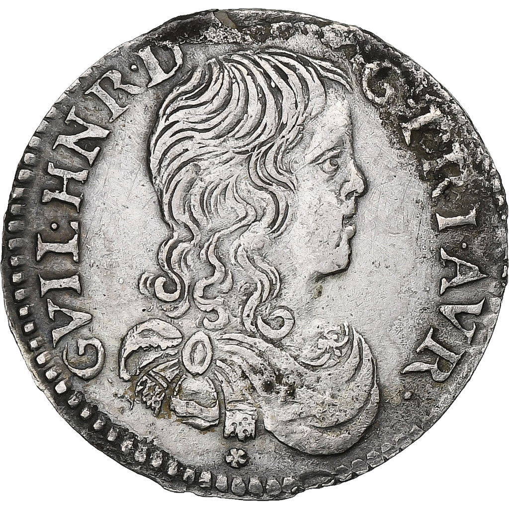 Principality of Orange, Guillaume-Henri de Nassau, 1/12 Ecu, 1666, Orange
