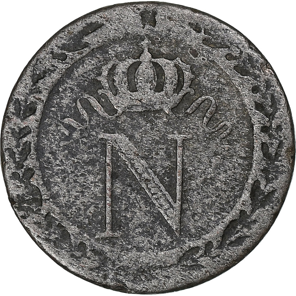 France, Napoléon I, 10 Centimes, 1809, Limoges, Billon, TB+, Gadoury:190