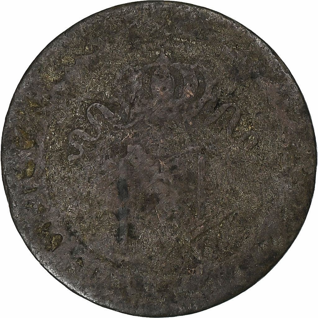 Francja, Napoleon I, 10 Centimes, 1810, Limoges, Bilon, F(12-15), Gadoury:190