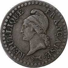 France, Centime, Dupré, AN 6, Paris, Bronze, EF(40-45), Gadoury:76, KM:646
