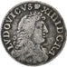 France, Louis XIV, 4 Sols des Traitants, 1676, Vimy, Silver, VF(30-35)