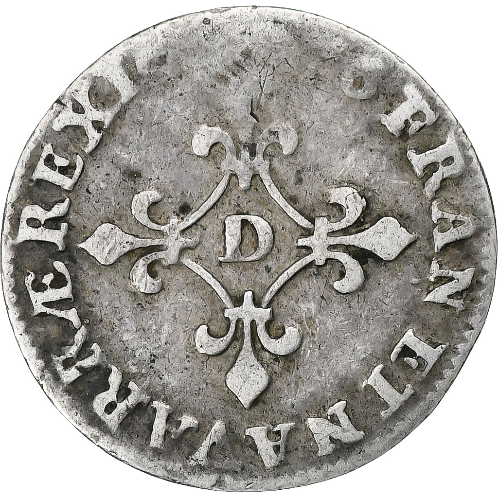 France, Louis XIV, 4 Sols des Traitants, 1676, Vimy, Silver, VF(30-35)