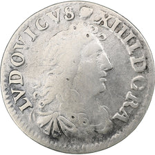 France, Louis XIV, 4 Sols des Traitants, 1676, Vimy, Silver, VF(30-35)