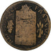 France, 1/2 sol à la balance, 1793, La Rochelle, Copper, F(12-15), Gadoury:10
