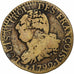 France, Louis XVI, 3 Deniers, 1792 / AN 4, Limoges, Brass, VF(30-35), Gadoury:5