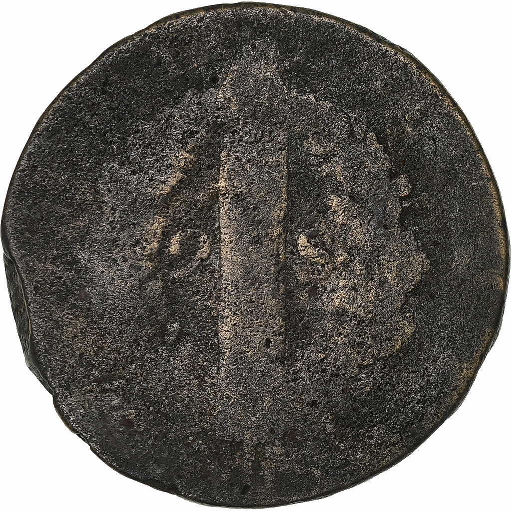 Francia, Louis XVI, 2 sols François, 1793, Lille, Métal de cloche, BC