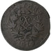 Francja, Louis XVIII, 5 Centimes, 1814, Anvers, Siège d'Anvers, Brązowy