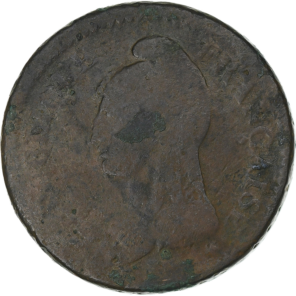 France, Decime, Dupré, AN 5, Paris, Copper, F(12-15), Gadoury:187