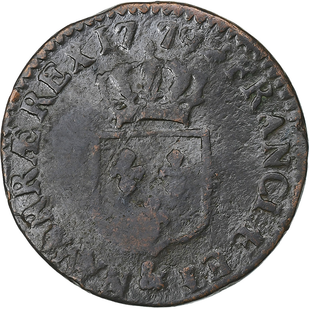 Frankrijk, Louis XVI, 1/2 Sol, 1779, Aix, Koper, FR+, Gadoury:349