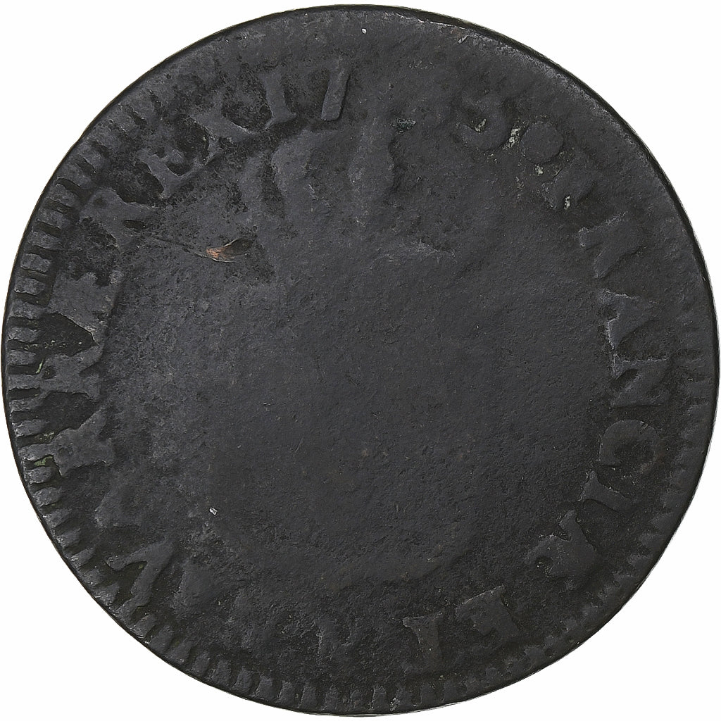 France, Louis XVI, Sol, 1785, Bordeaux, Cuivre, TB, Gadoury:350