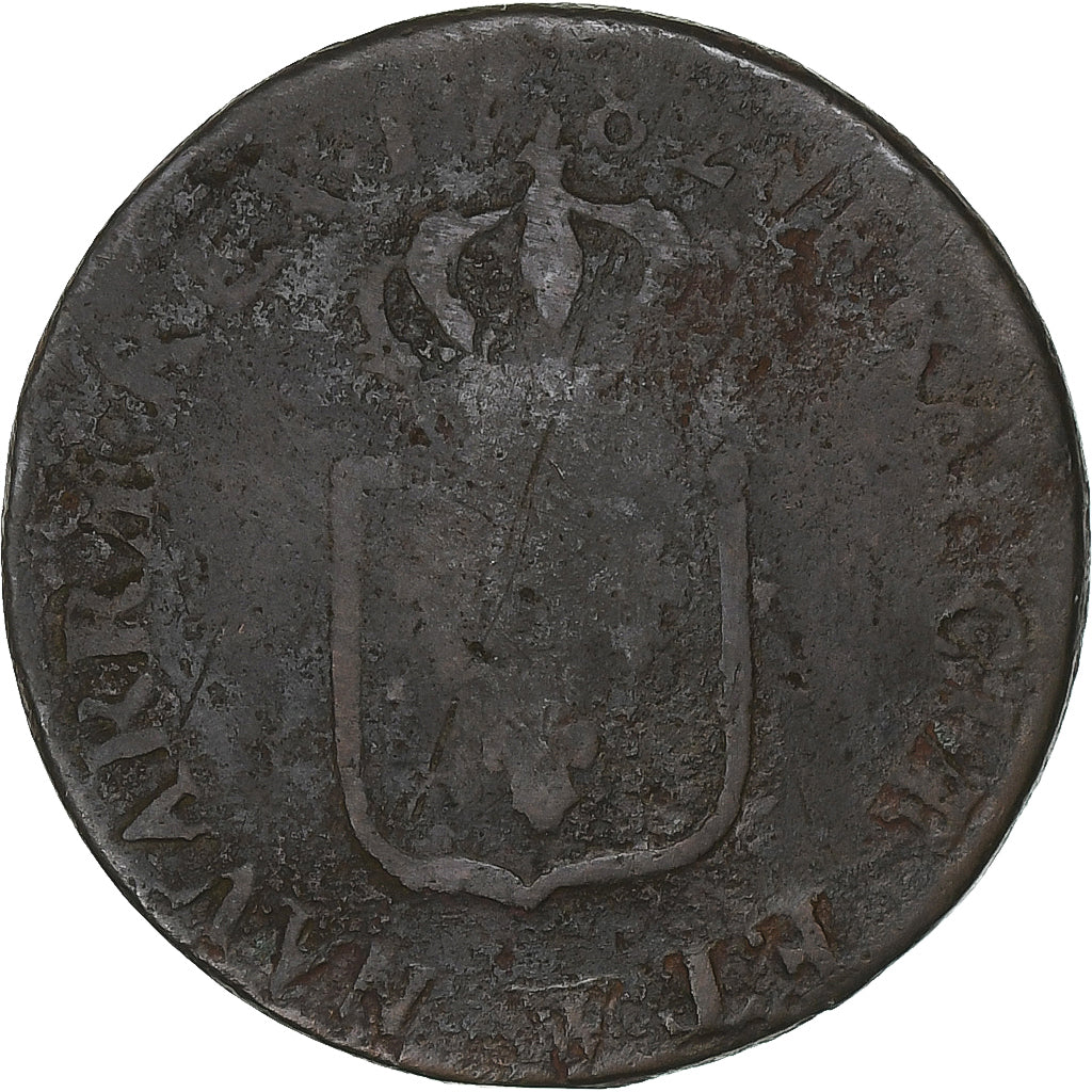France, Louis XVI, Sol, 1782, Lille, Cuivre, B+, Gadoury:350
