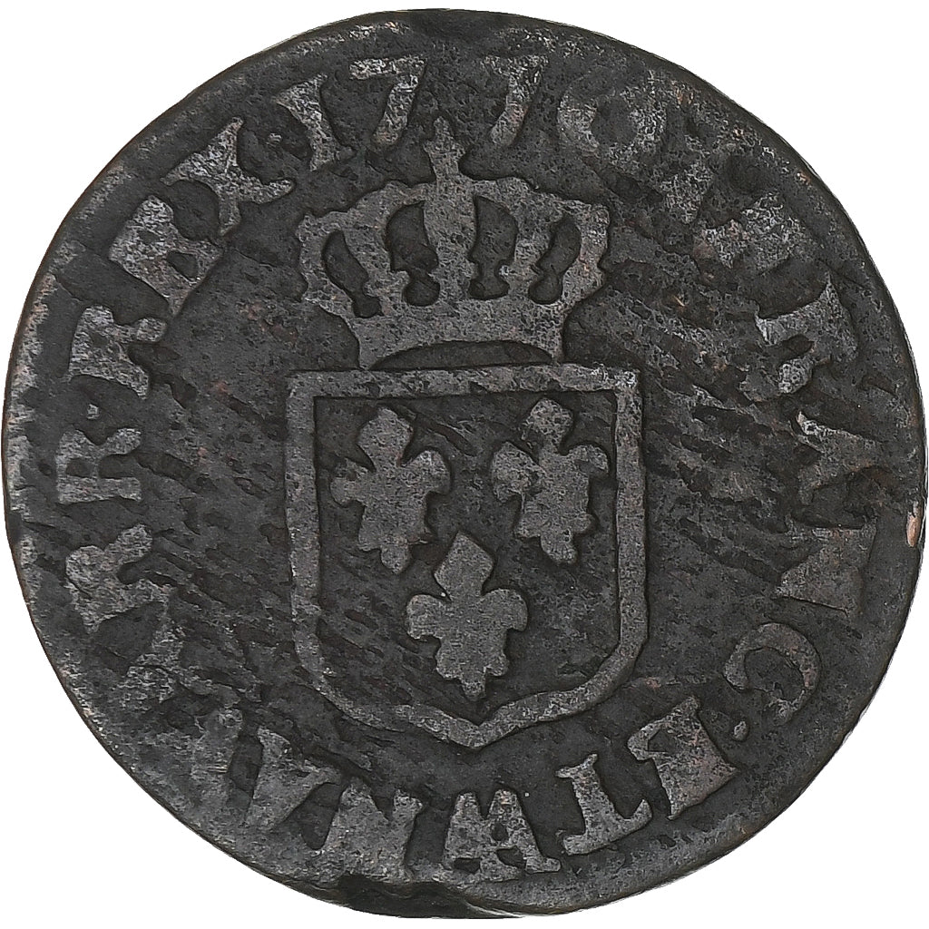 Frankrijk, Louis XV, Liard à la Vieille Tête, 1770, Metz, Koper, FR