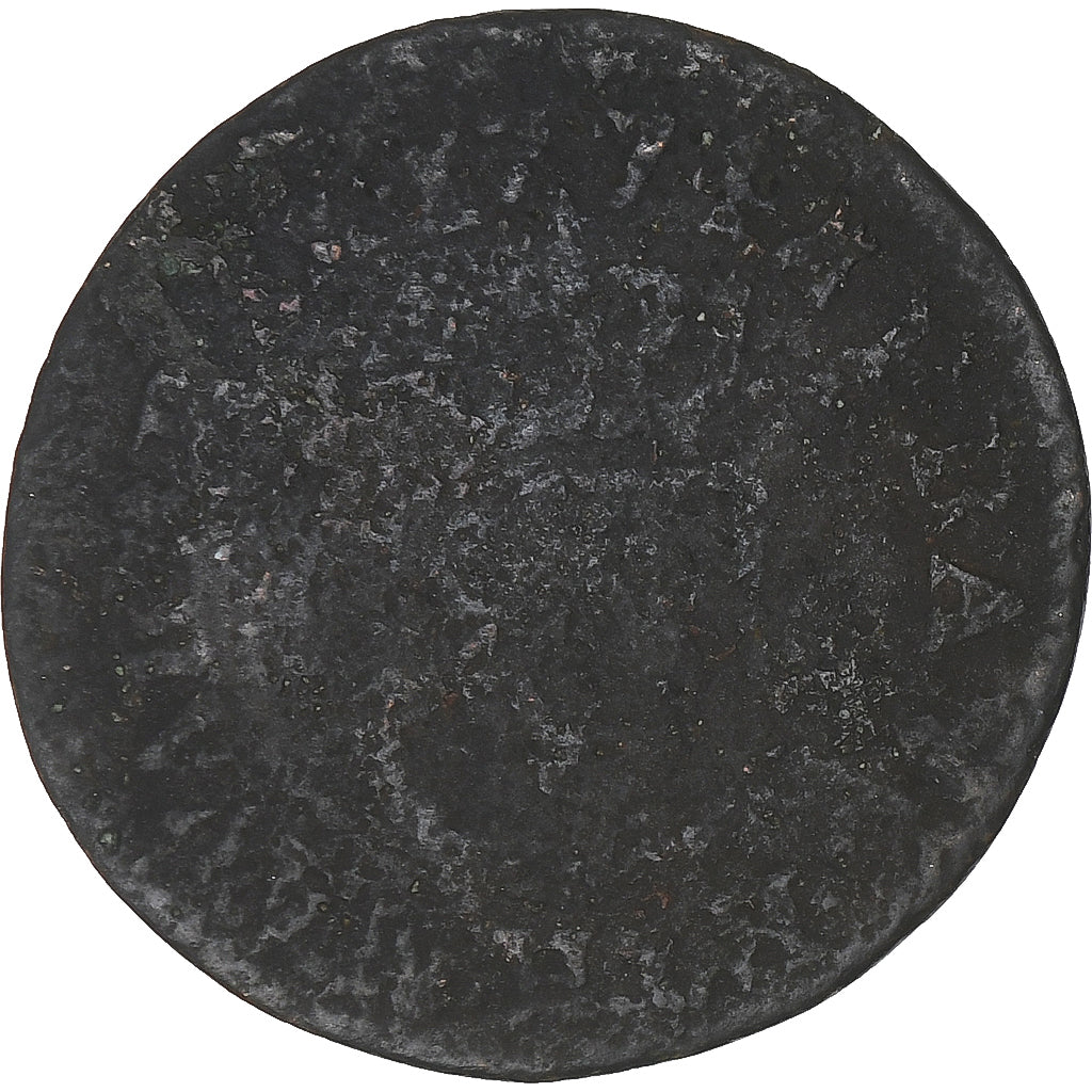 France, Louis XV, Liard à la Vieille Tête, 1774, La Rochelle, Copper