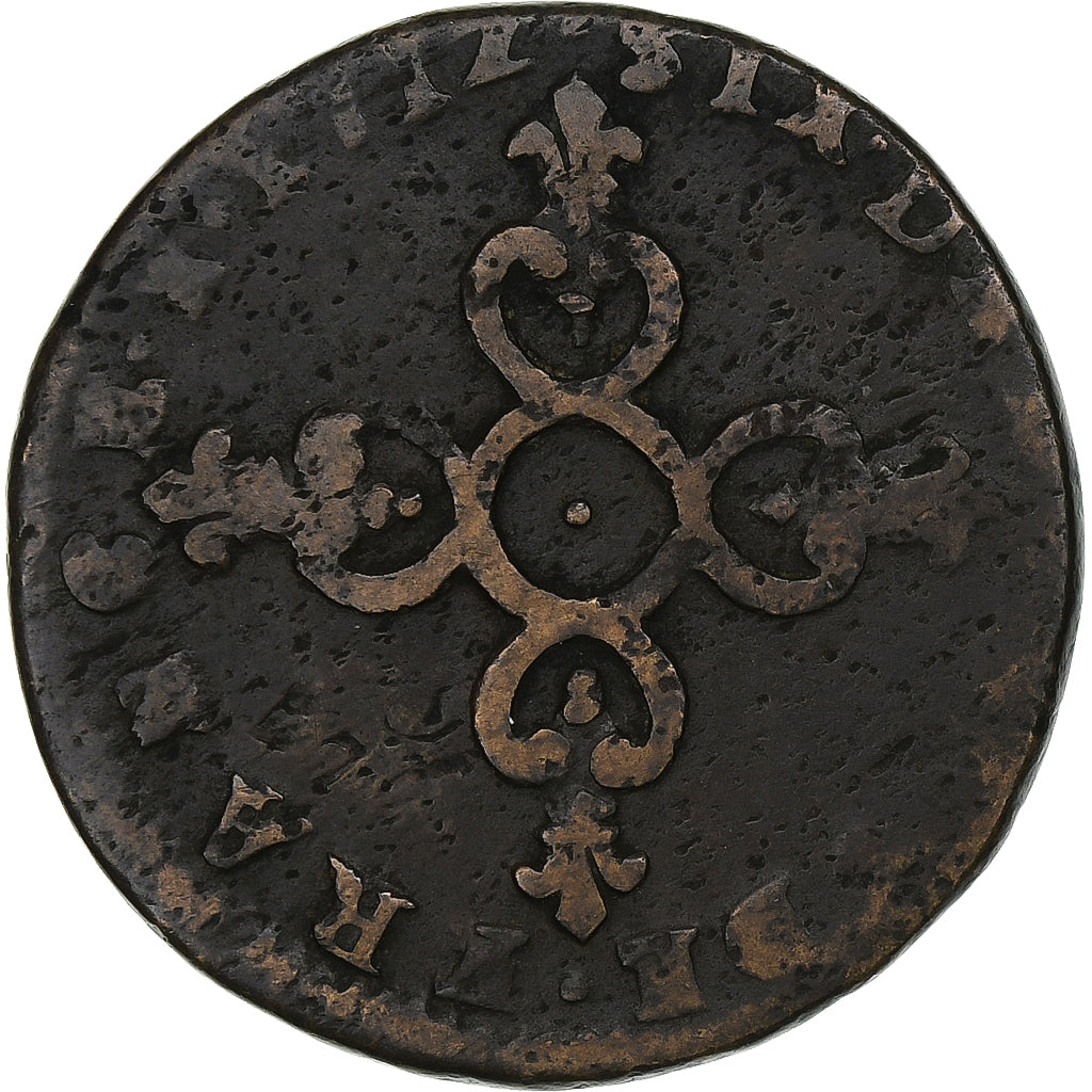 France, Louis XIV, Six deniers dits 