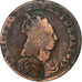 France, Louis XIV, Liard, 1655, Meung-sur-Loire, Copper, VF(20-25), Gadoury:80