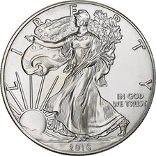 United States, 1 Dollar, 1 Oz, Silver Eagle, 2016, Philadelphia, Silver