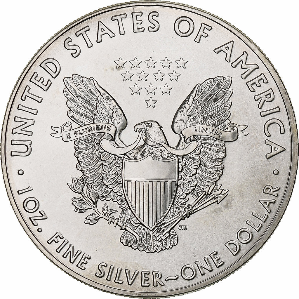 United States, 1 Dollar, 1 Oz, Silver Eagle, 2016, Philadelphia, Silver
