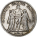 France, 5 Francs, Hercule, 1874, Bordeaux, Silver, VF(30-35), Gadoury:745