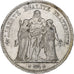France, 5 Francs, Hercule, 1875, Bordeaux, Silver, EF(40-45), Gadoury:745