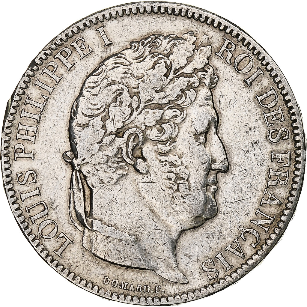 France, Louis-Philippe, 5 Francs, 1831, Paris, Silver, EF(40-45), Gadoury:677a