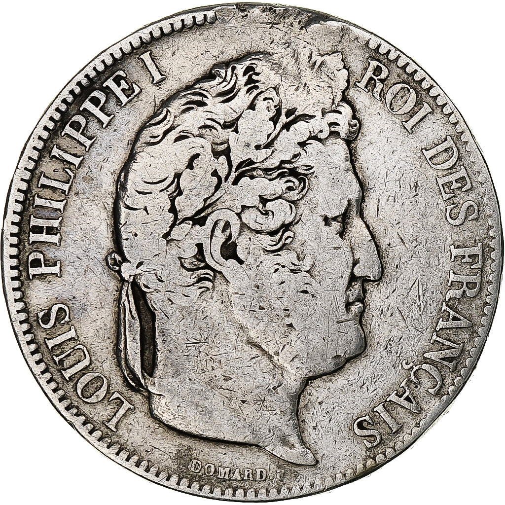 France, Louis-Philippe, 5 Francs, 1832, Nantes, Argent, TB+, Gadoury:678