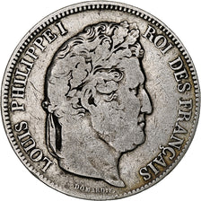 France, Louis-Philippe, 5 Francs, 1832, Paris, Silver, VF(30-35), Gadoury:678