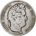 France, Louis-Philippe, 5 Francs, 1834, Rouen, Silver, VF(30-35), Gadoury:678