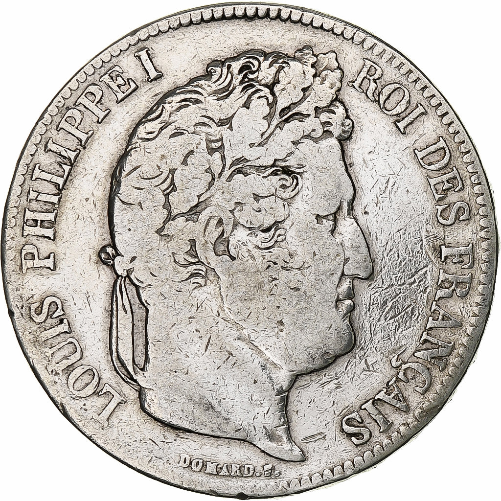 France, Louis-Philippe, 5 Francs, 1834, Paris, Silver, VF(30-35), Gadoury:678