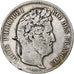 France, Louis-Philippe, 5 Francs, 1834, Lyon, Silver, VF(30-35), Gadoury:678