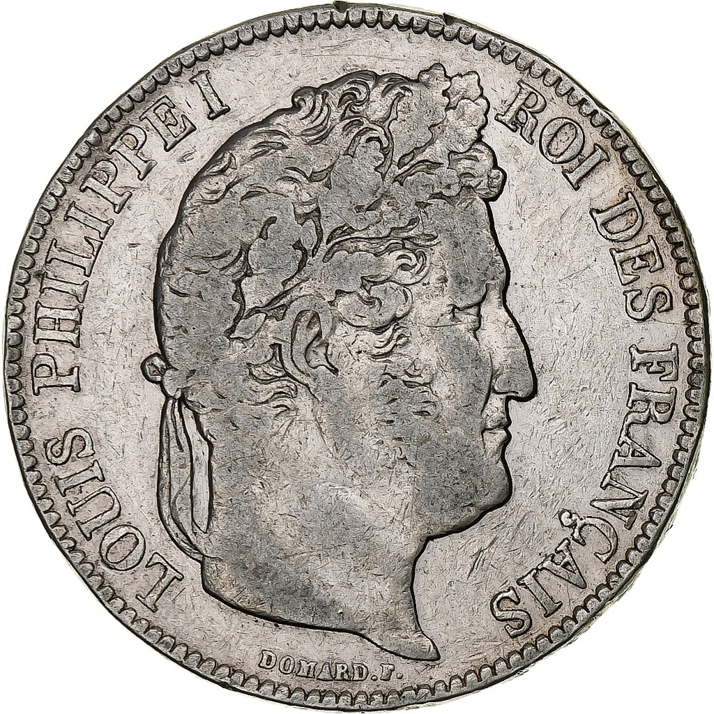 France, Louis-Philippe, 5 Francs, 1840, Rouen, Silver, VF(30-35), Gadoury:678